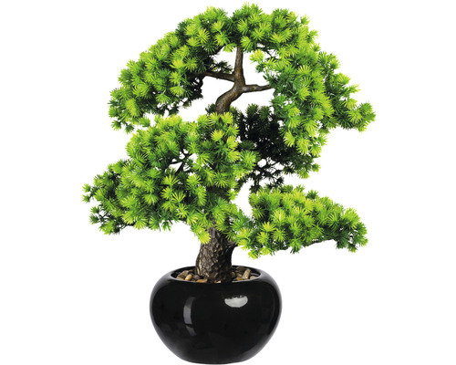 Kunstpflanze Bonsai Lärche H 48 cm grün