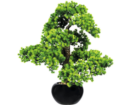Kunstpflanze Bonsai Lärche H 60 cm grün