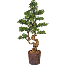 Künstlicher Bonsai-Baum in einem Topf