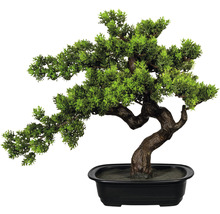 Kunstpflanze Bonsai Myrte Ø 40 H 40 cm grün