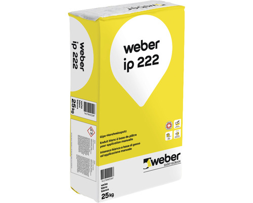 Enduit blanc weber ip222 Sac de 25 kg