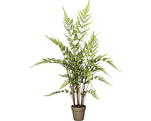 Kunstpflanze Rippenfarn H 110 cm grün