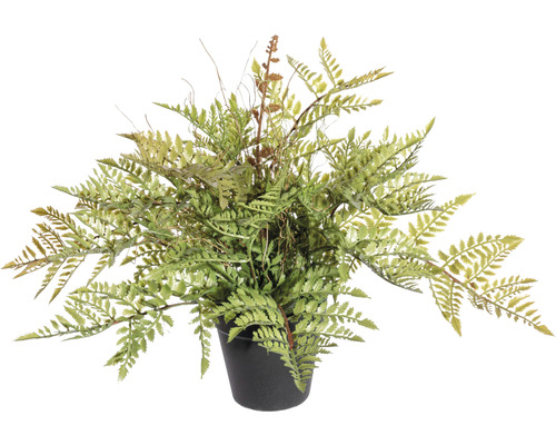 Kunstpflanze Farnbusch H 40 cm grün