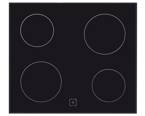 Table de cuisson avec quatre zones de cuisson