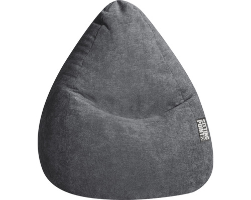 Sitzsack Sitting Point Beanbag Alfa XXL ca. 300 Liter anthrazit 80x130 cm Grauer Sitzsack