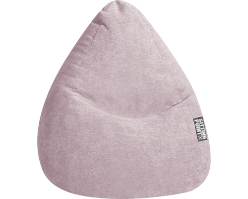 Pouf coussin Sitting Point Beanbag Alfa XXL env. 300 litres vieux rose 80x130 cm