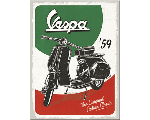 Magnet Vespa - The Italian Classic 6x8 cm