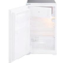 Réfrigérateur blanc ouvert