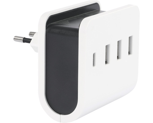 Steckdosenadapter mit drei USB Anschlüssen
