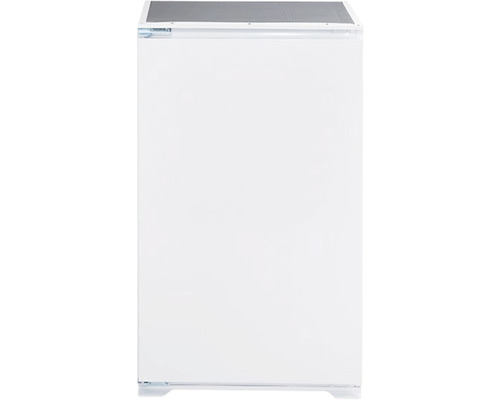Congélateur blanc avec vue de face plate