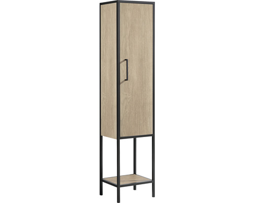 Armoire haute Differnz Industrial lxhxp 35x160x30 cm forest