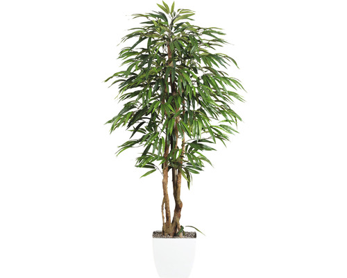 Kunstpflanze Weeping Ficus H 150 cm grün