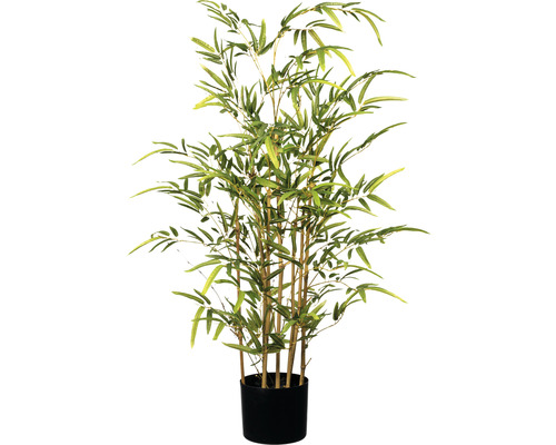 Kunstpflanze Bambus H 100 cm grün
