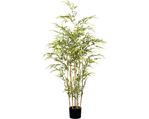 Kunstpflanze Bambus H 130 cm grün