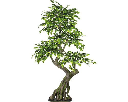Kunstpflanze Ficus Benjamin Ø 80 H 170 cm grün