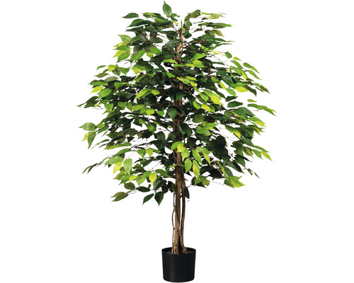 Kunstpflanze Ficus Benjamin H 120 cm grün