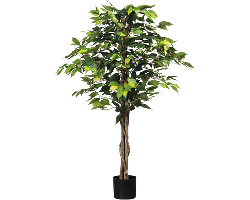 Plante artificielle Ficus Benjamin h 120 cm vert