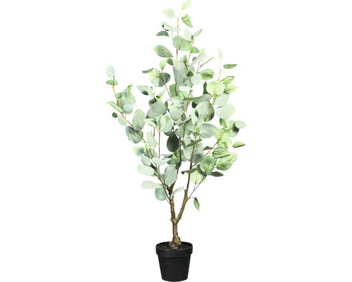 Kunstpflanze Eucalyptus Populus H 110 cm grün