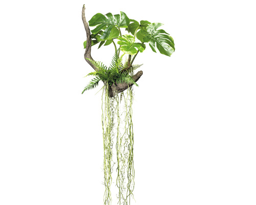 Plante artificielle Splitphilodendron h 160 cm vert