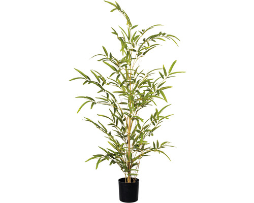 Kunstpflanze Bambus H 90 cm grün