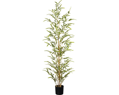 Kunstpflanze Bambus Miniblatt H 120 cm grün