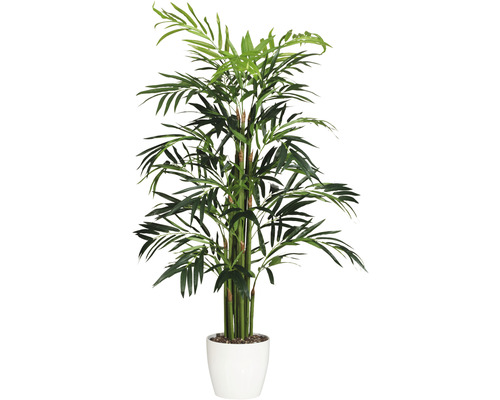 Plante artificielle Palmier bambou H 100 cm vert