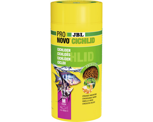 Nourriture en granulés JBL PRONOVO CICHLID GRANO M 1000 m