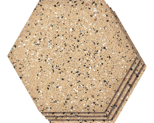 Korkwandbelag Hexagon 30 x 26 x 0,4 cm Korkwandbelag Hexagon 30 x 26 x 0,4 cm