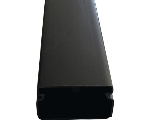 Goulotte ROTH LANGE 30x15 mm noir 2 m Goulotte rectangulaire en plastique