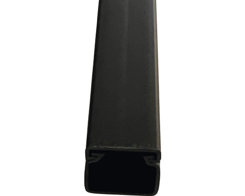 Goulotte ROTH LANGE 15x15 mm noir 2 m Profilé rectangulaire en plastique