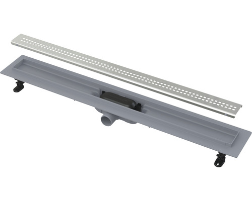 Caniveau de douche form&style RUPAT 750 x 62 mm capacité d'écoulement 28 l/min grille acier inoxydable mat Caniveau de douche form&style RUPAT 750 x 62 mm capacité d'écoulement 28 l/min grille acier inoxydable mat