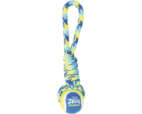 Jouet pour chien K9 Fitness by Zeus Tennis Ball Rope Tug
