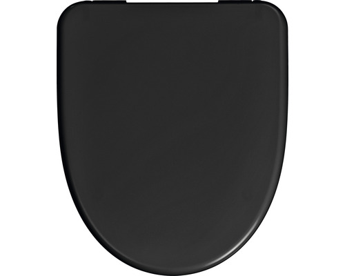 Abattant WC REIKA R3 noir frein de chute automatique 544895 pour Gustavsberg Nordic, Gustavsberg Nautic Abattant de WC en plastique
