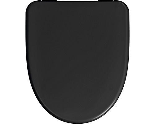 Abattant WC REIKA R2 noir frein de chute automatique 544897 pour Ifö Spira Abattant de WC en plastique
