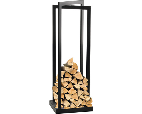 Étagère pour bois de cheminée 120x42x35cm anthracite
