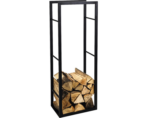 Étagère pour bois de cheminée 120x44.5x30 cm anthracite