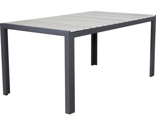 Table de jardin SenS-Line garden furniture 160 x 90 x 74 cm aluminium gris
