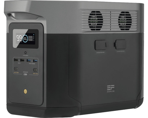 Station d''alimentation portable EcoFlow avec écran