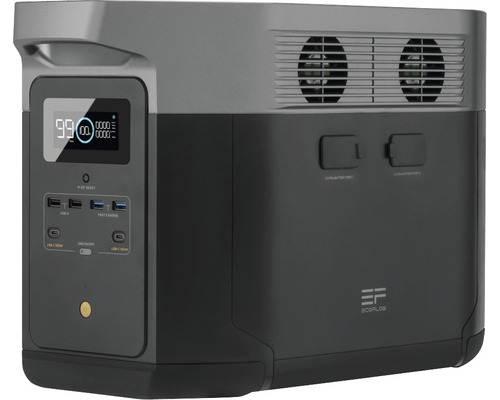 Station d''alimentation portable EcoFlow avec écran