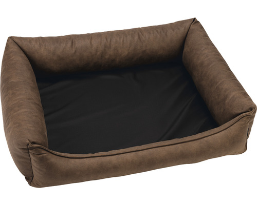 Rechteckiges Hundebett mit erhöhten Rändern