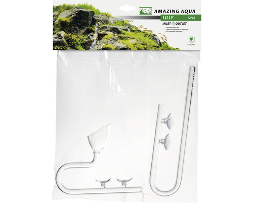 Vetra Amazing Aqua Lily Entrée et sortie en verre