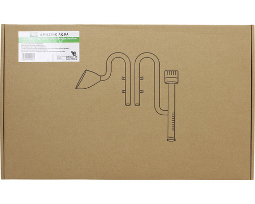 Amazing Aqua Skimmer en verre Lily Pipe de sortie pour aquarium en emballage carton