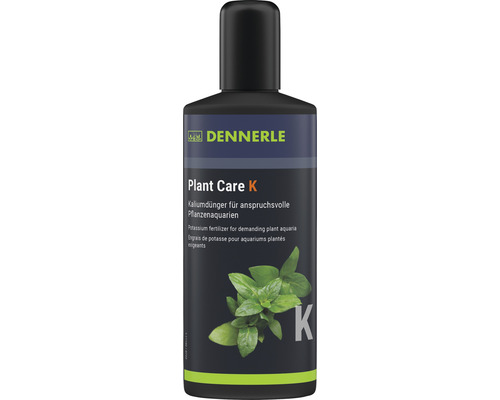 Engrais pour plantes d'aquarium Dennerle Plant Care K, 250ml engrais au potassium liquide