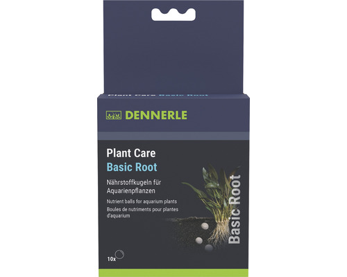 Engrais pour plantes d'aquarium Dennerle Plant Care Basic Root, 10 pces boules d'engrais