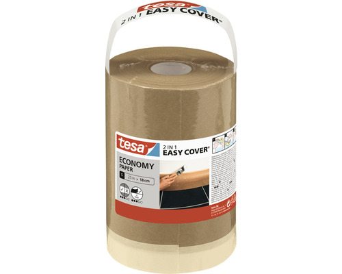 Tesa Easy Cover Economy Papier, 25 Meter mal 18 Zentimeter