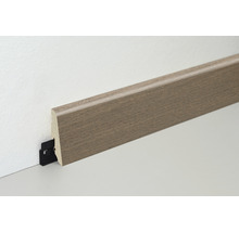 Sockelleiste aus Holz mit Befestigungsclip