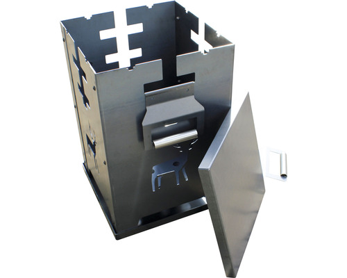 Metall Grillkamin mit Tür