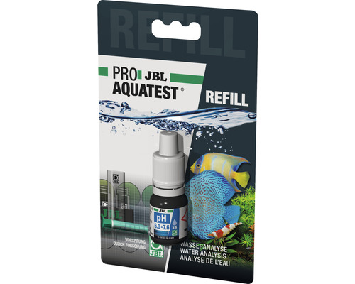 Test de l'eau JBL ProAquaTest pH 6.0-7.6 REFILL test de remplissage Recharge JBL Pro Aqua Test pour l''analyse de l''eau en aquarium