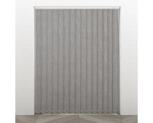 Soluna Lamellen-Set Shantong grau 40x260 cm