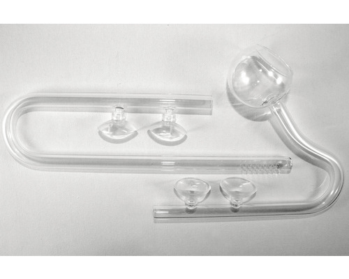 Aquarium accessoires verre entrée/sortie AMAZING AQUA Set R+S 16/22 mm transparent